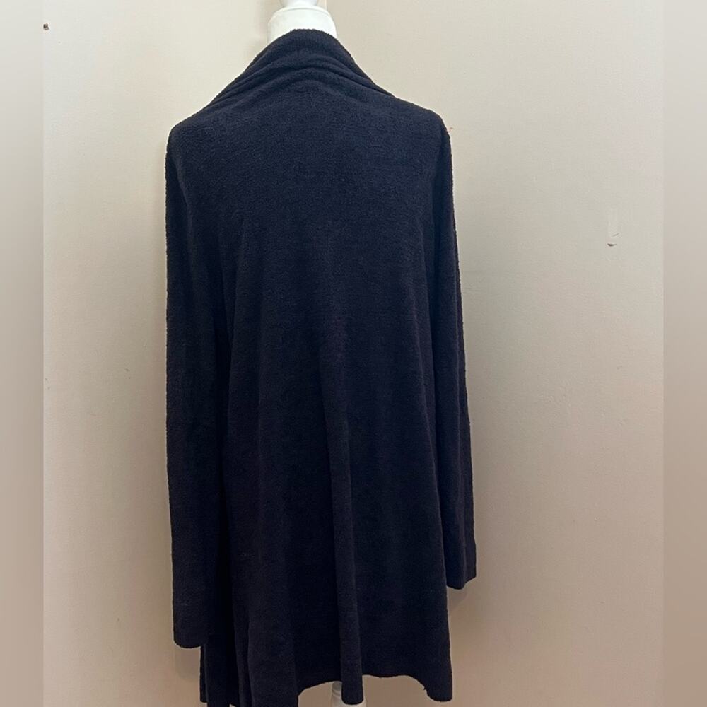 Barefoot Dreams Long Cardi Cardigan in Black - Picture 3 of 10